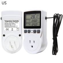 New Multi-Function Thermostat Digital Temperature Controller Socket Outlet With Timer Switch Sensor Probe Heating Cooling 2024 - buy cheap