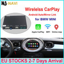 С Android Mirror Link AirPlay, автомобильная функция воспроизведения, беспроводной CarPlay для BMW Mini Cooper F54 F55 F56 F60 2014-2018 2024 - купить недорого