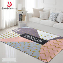 Bubble Kiss Carpet Nordic Style Geometric Colorful Matching Pattern Rugs for Living Room Home Double Layer Cotton Carpet 2021 2024 - buy cheap