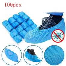 100Pcs Shoe Covers - Disposable Hygienic Boot Cover for Household, Construction, Workplace, Indoor Carpet Floor Protection 2024 - compre barato