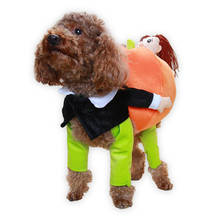 Funny Pet Costume Pumpkin Cosplay Suit For Cats Halloween Christmas Clothes For Dogs Party Dressing Up Dog Clothing Cat Apparel 2024 - buy cheap