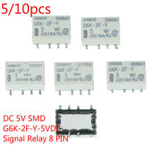 5pcs/ 10pcs Dc 5v Smd G6k-2f-y Signal Relay 8pin For Omron Relay Hot Wholesale 2024 - buy cheap