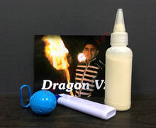 Ultimate Огненный Дракон устройство + Огненный Дракон порошок Дракон V2 -- волшебный трюк, развлечения Магия, вечерние магия, Магия огня 2024 - купить недорого