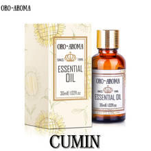 Óleo essencial de cumin oroaroma, óleo para cuidado com a pele do rosto, mensagens de spa, lâmpada de aromaterapia 2024 - compre barato