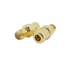 Conector hembra SMB a conector hembra SMA, adaptador Coaxial RF Coaxial, conector SMA a SMB para Cable Coaxial, antenas de TV, LAN inalámbrico, 1 unidad 2024 - compra barato