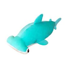 Tamanho grande brinquedo macio pelúcia hammerhead tubarão brinquedos de pelúcia brinquedos de dormir bonito travesseiro almofada de pelúcia presente animal de pelúcia para crianças 2024 - compre barato