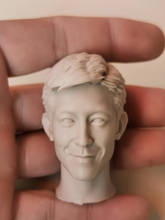 1/6 Scale  Famous Star   Edison Chen Unpainted   Head Model Sculpt for   12''Body Figure DIY 2024 - buy cheap