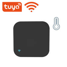 Tuya-control remoto inteligente para el hogar, dispositivo de temperatura y humedad con WiFi, compatible con Alexa, asistente de Google, Smart LIfe App 2024 - compra barato