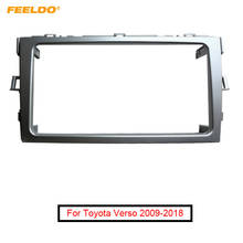 Feeldo-conjunto adaptador de painel de rádio para toyota versão 09-18, kit de instalação de placa de painel estéreo # fd4894 2024 - compre barato