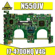 Placa-mãe para computador laptop asus n550j n550jk, n550jv, q550jv, g550jk, g550jv, placa-mãe 2024 - compre barato