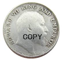 IN(09) Indian 1/4 Rupee 1905 Ancient Silver Plated Copy Coins 2024 - buy cheap