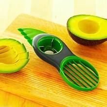 3 в 1 пластиковый нож для резки авокадо, нож, нож для очистки фруктов, нож, разделитель целлюлозы, кухонный практичный и удобный гаджет 2024 - купить недорого