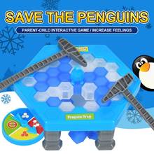 Mini pinguim armadilha jogo de tabuleiro quebra de gelo salvar o pinguim jogo de festa pai-criança entretenimento interativo brinquedos de mesa 2024 - compre barato