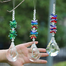 3PCS/Lot Handmade Crystal Suncatcher Ornament Hanging Faceted Cucurbit Drop Prism Rainbow Maker Pendant For Gifts Window 2024 - buy cheap