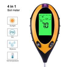 Four-in-one Soil Tester, Portable PH Soil Moisture Meter, Soil CE Meter, Soil PH Meter, Detection Light Intensity Meter 2024 - buy cheap