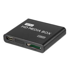 Mini Media Player 1080P Mini HDD Media Box TV box Video Multimedia Player Full HD With SD MMC Card Reader 100Mpbs AU EU  Plug 2024 - buy cheap