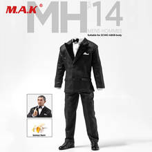 Mh14 figura em escala 1/6, acessório de roupa, modelo de cavalheiro masculino, agente especial masculino, traje de 12 polegadas 2024 - compre barato