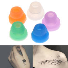 Protetor de silicone para máquina de tatuagem, fornece agulhas de borracha macia com 5 cores 2024 - compre barato