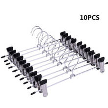 10Pcs New Clothing Hanger Drying Racks Organizer Stainless Steel Coat Trousers Clothes Hangers Hooks Rack Space Saving Storage 2024 - buy cheap