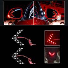 2pcs Red 14SMD Car LED Rear Mirror Light Car Rear View Side Mirror Arrow Panel Turn Signal Lights 2024 - buy cheap