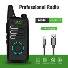 Rádio de comunicação wem convés, mini walkie talkie uhf 400-470 mhz, portátil, 16 canais, comunicador, 5w, kdc1 plus, transceptor fm 2024 - compre barato