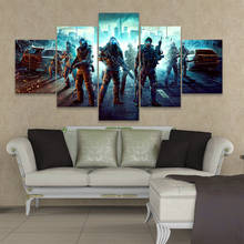 Modern Game Character Canvas Paintings Modular Game Posters 5 Pieces Boys Room HD Print Game Picture Wall Art Home Decor Artwork 2024 - buy cheap