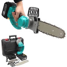 198V Electric Chain Saw Cordless Hedge Trimmer Wood Cutting Mini Portable Household Logging Saw Lithium Battery Rechargeable 2024 - buy cheap