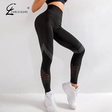 Fitness Leggings Women Hollow Gym High Waist Workout Legging Mujer Super Stretchy Pants Sporting  Jogging Feminina 2024 - buy cheap