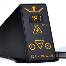 ELFIN EP-2 Tattoo Power Supply Professional Digital LCD Mini Tattoo Power Supply Supply Tattoo Machine  vibrator 2024 - buy cheap