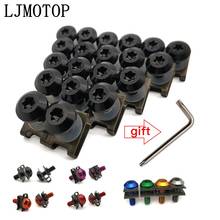 Tornillos de carenado de motocicleta de uso General, Clips de carrocería, pernos de resorte para BMW R1200R, R1200RT /SE, R1200S, R1200ST, S1000R, S1000RR 2024 - compra barato