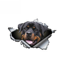 Szwl adesivo metálico para cães de estimação, adesivo à prova d'água refletivo, acessório para automóvel, vinil, 13cm * 8cm 2024 - compre barato