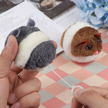 1 шт., Симпатичная плюшевая игрушка для питомца, мышь для движения, забавная плюшевая маленькая мышь, игрушка в подарок 2024 - купить недорого