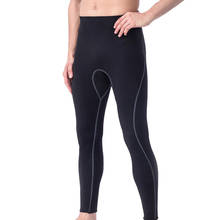 Homens preto neoprene wetsuit calças de mergulho mergulho snorkeling surf natação calças quentes leggings tamanho 2024 - compre barato