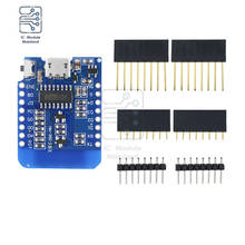 Placa de desarrollo Mini ESP-12, placa de desarrollo, WIFI, USB, WeMos D1, Mini NodeMCU IOT, ESP8266, ESP-12F, CH340G, CH340, V2, 3,3 V 2024 - compra barato