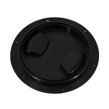 RV Boat Round Non Slip Inspection Hatch Marine Deck Plate Access, Plastic, Black, 5 inch 2024 - buy cheap