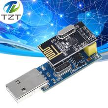 Плата адаптера TZT CH340 с USB на последовательный порт CH340T + 2,4G NRF24L01 + беспроводной модуль 2024 - купить недорого