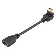 90 Degree Angle HDMI-compatible Extension cable male to female 4K Extended Cable for HD TV LCD Laptop PS3 Projector 2024 - buy cheap