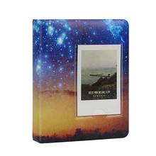 Álbum de fotos de cielo estrellado para Fujifilm Instax Mini Films, 64 bolsillos, 3 pulgadas, 9, 8, 7s, 90, 70, 25, Soporte para tarjeta de nombre 2024 - compra barato