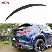 Rear Spoiler Trunk Wings For Alfa Romeo Stelvio Spoiler 2017 2018 Carbon Fiber / FRP Boot Duck Spoiler Car Styling 2024 - buy cheap