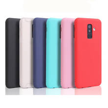 Capa de silicone macio para smartphone, capinha para samsung galaxy a6, a6 + plus, a7 a9, a8 +, plus 2018, s7, s8, s9, s10, e, s10e, s10 plus, m10, m20 2024 - compre barato