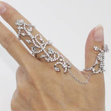 Rings Multiple Finger Stack Knuckle Band Crystal Set Womens Fashion Jewelry NIN668 2024 - buy cheap