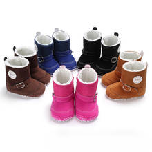 Dogeek botas de neve para bebês, quente e antiderrapante para recém-nascidos, sapatos de sola macia e antipoeira para inverno 2024 - compre barato