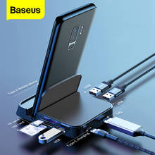 Док-станция Baseus USB Type C для Samsung S20 S10 Dex Pad док-станция USB-C HDMI USB 3,0 SD TF карта USBC PD адаптер 2024 - купить недорого