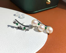 3 perlas de Plata de Ley 925, accesorios para pendientes, ajustes, montajes, piezas, soportes para perlas, ágata, cristal, piedras, Jade 2024 - compra barato