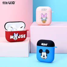 Disney Cute Mickey Minnie Airpods Pro Protective Cover Cartoon Apple 2/3 Generation Bluetooth Headset Cover Cartoon Toy Gift 2024 - buy cheap