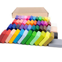 50 цветов всего 1 кг мягкая глина Пластилин «сделай сам» креативный детский набор игрушек Монохромный 20 г 2024 - купить недорого