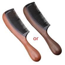Pro Natural Ox Horn Green Sandalwood Fragrant Comb Wooden Handle Combs Hair Care 2024 - buy cheap