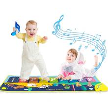 Alfombra de Piano Musical para bebé, juguete educativo para niños de 100x36cm, con 8 teclas de sonido de animales, instrumento de canciones, manta, teclado 2024 - compra barato