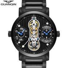 GUANQIN 2019 New Sports Mechanical Watches Men Waterproof Luxury Brand Tourbillon Automatic Skeleton Watch Man Relogio Masculino 2024 - buy cheap