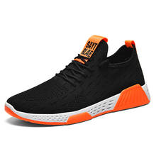 Tenis para hombre, Zapatillas deportivas cómodas de tendencia, ultraligeras, color negro 2024 - compra barato